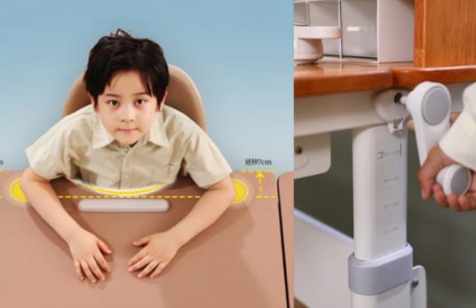 Finally, I don't have to shout "Sit up straight" every day! Guangming Garden Di Study Desk helps parents relieve "sitting posture anxiety"