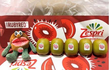 Jiapai Ruby Kiwi Fruits Arrive in Shanghai by Air for the First Time - Wanwei Cold Chain Efficiently Receives and Stores Them